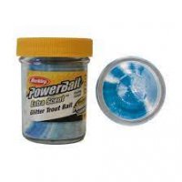 Berkley Powerbait Glitter 50g White/Neon Blue