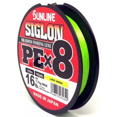 Sunline Pe X8 Siglon 150m Light Green