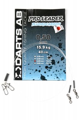 Darts Pro Leader Fluorocarbon 0.50mm 2-p